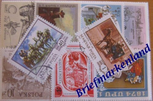 Verschiedene briefmarken - ,