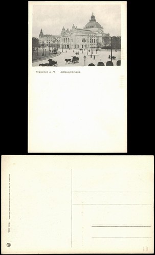 Ansichtskarte frankfurt - frankfurt, am