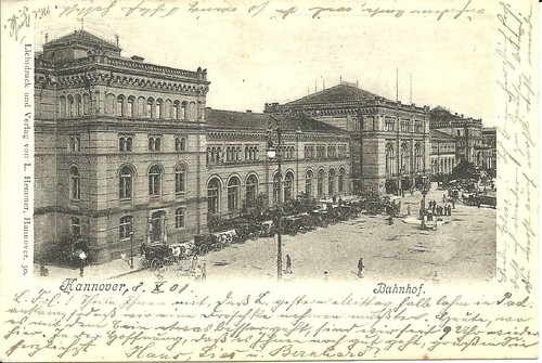 Hannover hauptbahnhof - ak,