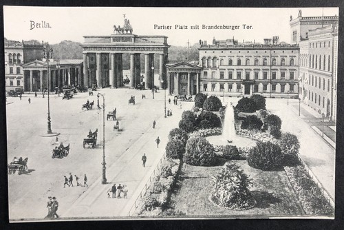 Berlin pariser platz mit - ak,