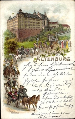 Litho altenburg thüringen - altenburg,