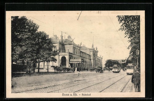 Bonn bahnhof mit - rh.,,