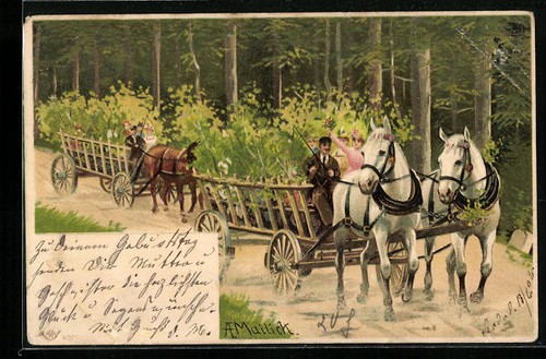 Künstler alfred mailick - künstler-ak,