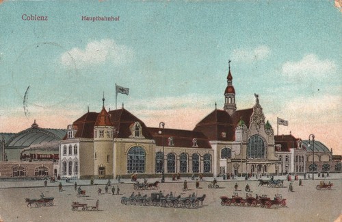 Coblenz hauptbahnhof - ak,