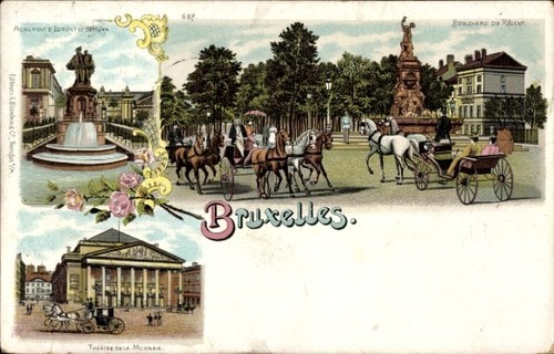 Bruxelles brüssel - ak,