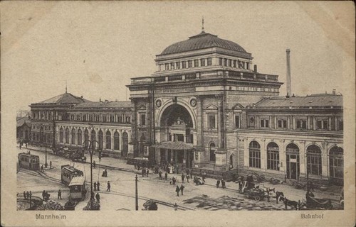 Strassenbahn bahnhof mannheim - bahnhof,