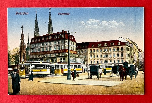 Dresden 1910 postplatz - um,