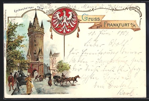 Lithographie frankfurt main - lithographie, /main