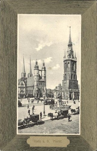 Pferdekutschen halle markt - pferdekutschen, a