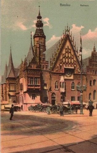 Breslau rathaus - breslau,