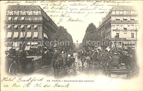 Paris boulevard des italiens - paris,