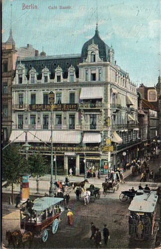 Berlin café hotel - ak, berlin,