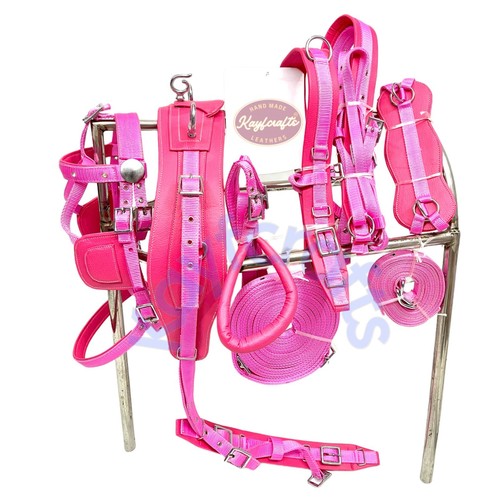 Rosa nylon einzel pferd - rosa,