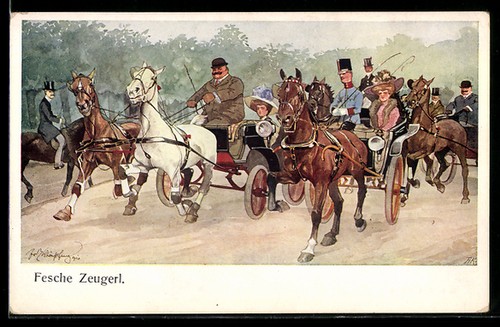 Künstler fritz - künstler-ak,