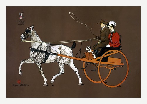 Vintage pferdekutschen - vintage,