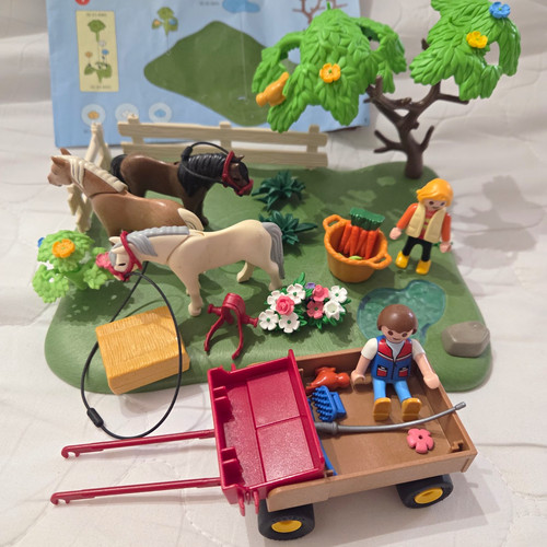 Playmobile pferdekutschen set - pferdekutschen,