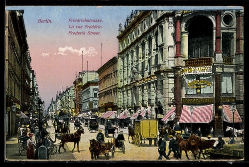 Berlin friedrichstrasse - ak, berlin,