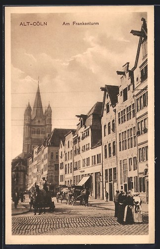 Ansichtskarte köln am - ansichtskarte, köln,